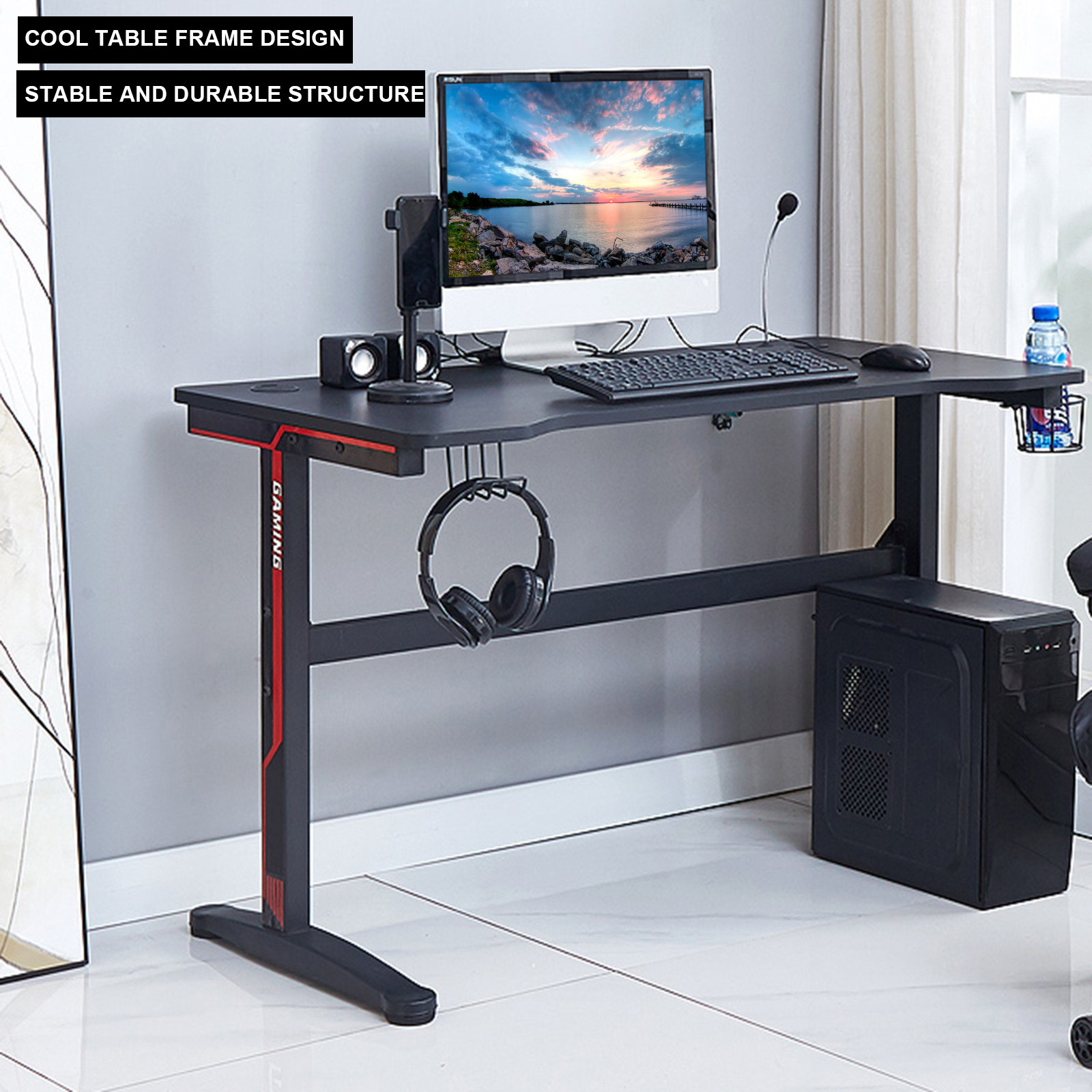 durable gaming desk workstation